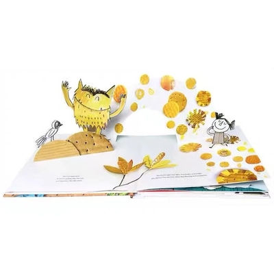 Art Paper 4C Printing Pop Up 3D Story Books For Children'S Education