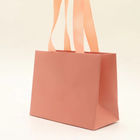 Multipurpose Flat Handle Paper Bags , Reusable Paper Shopping Bags Blue