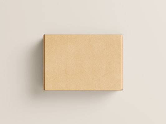 Brown Paper E Flute Corrugated Box Customize Logo